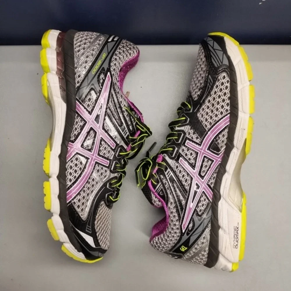 Asics GT 2000 Running Shoes Womens Size 6EE Multicolor‎ Synthetic Lace Up T3Q5N